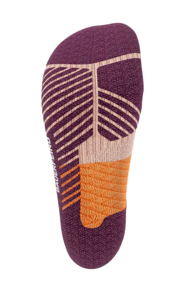 Trail Run Compression Socks Women in Peach Sohle