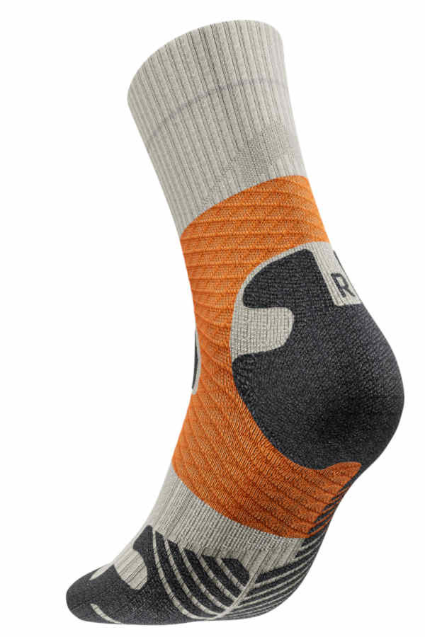 Trail Run Mid Cut Socks Men Gravel Rückseite