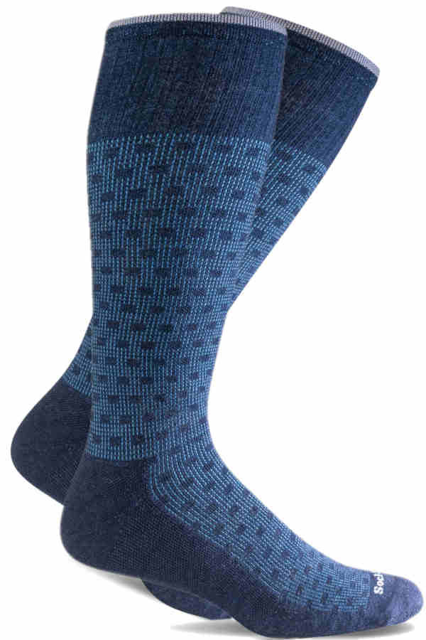 Shadow Box Men by Sockwell in navy blau