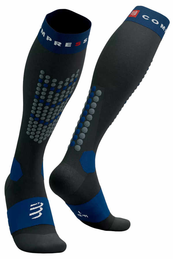 Alpine Ski Merino Full Socks schwarz