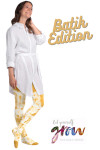 Juzo Batik Collection in gelb