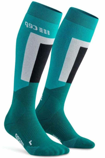 CEP Ski Thermo Compression Socks in türkis