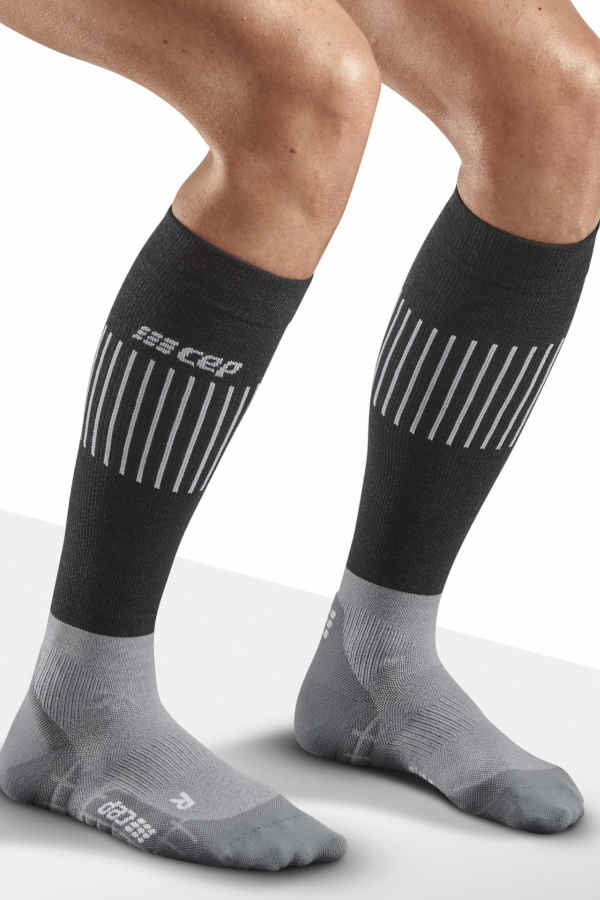 CEP Ski Ultralight Compression Socks in blau