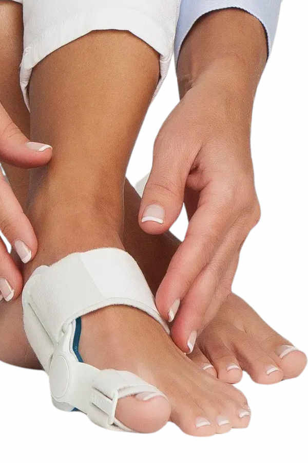 Hallufix Anwendung bei Hallux Valgus zur Korrektur der Grosszehe