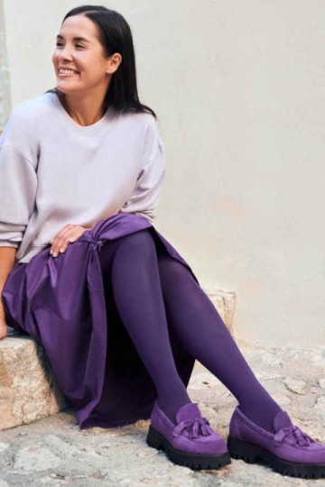 VenoTrain Micro Trend Kompressionsstrümpfe Klasse 2 in French Lavender