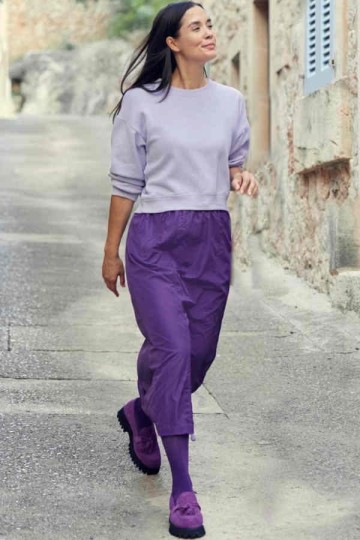 Umwerfend schöne Kompressionsstrümpfe von Bauerfeind, VenoTrain micro AT in French Lavender