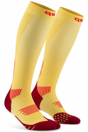 CEP Core Run Socks Tall 5.0 in gelb