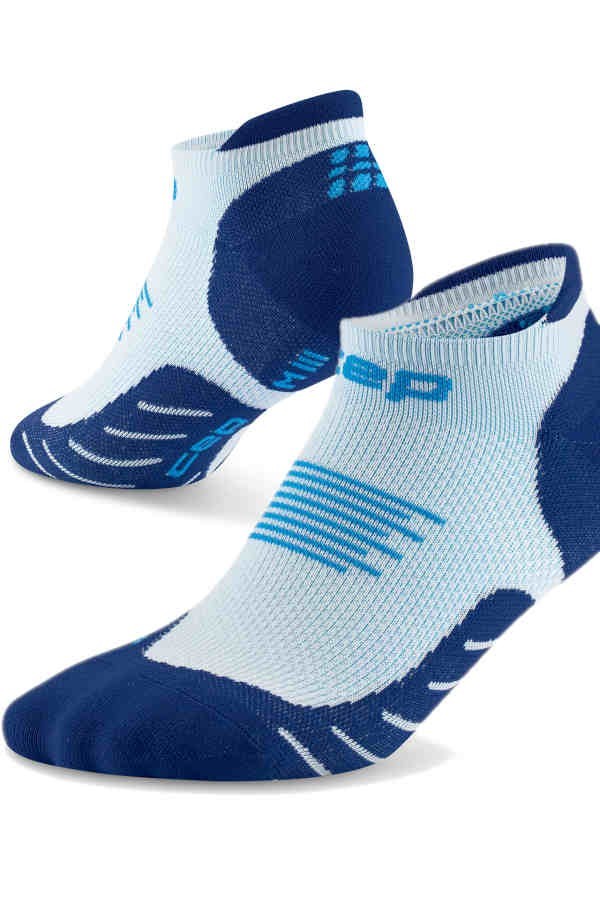 CEP No Show Core Run Socks 5.0 mit Funktionszonen an Ferse, Zehen und Sohle