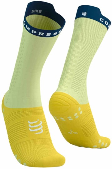 Pro Racing Socks V4.0 Bike in gelb