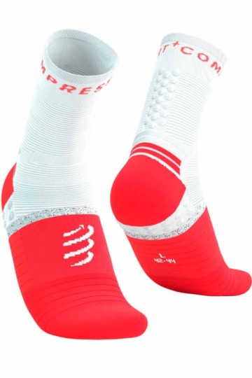 Pro Marathon Socks Compressport in trendigem Rot, V2