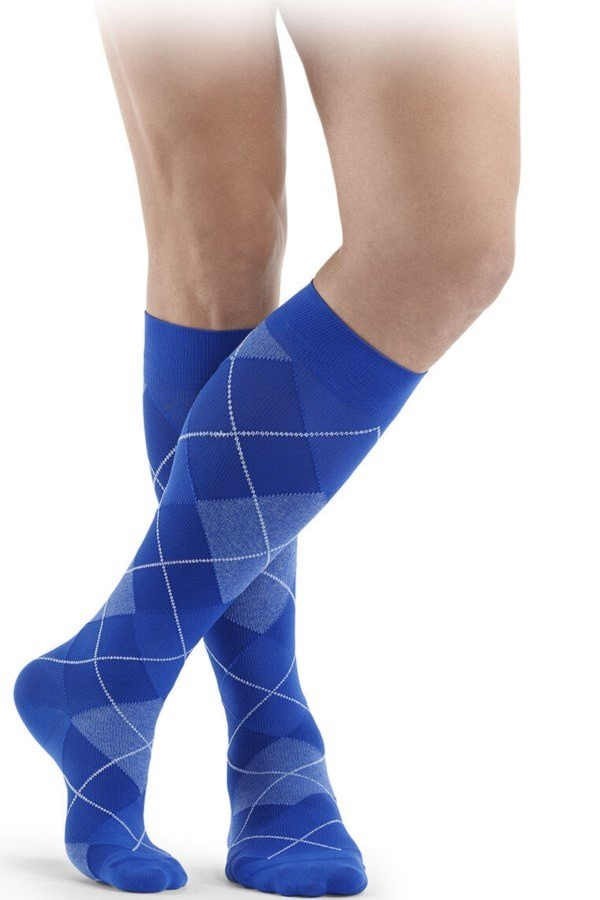Sigvaris Microfiber Shades Men Stützsocken in trendigem graphite Stripe