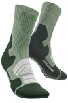 Outdoor Merino Mid Cut Socks Women Wandersocken von Bauerfeind in schönem Natur-Grün