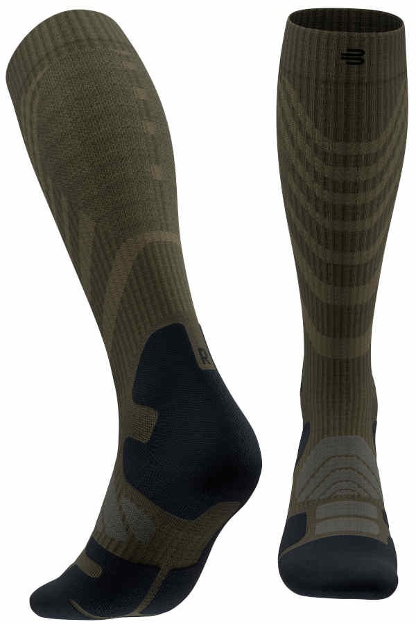 Merino Wandersocken von Bauerfeind mit gepolsterter Ferse und Knöchel