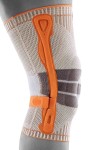 Kniebandage mit seitlichen Stabilisatoren für perfekten Sitz bei Bewegung