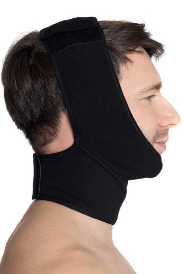 Aesthetic Medical Care GESICHTSBANDAGE mit zwei Klettverschlüssen nach ästhetischen Eingriffen im Gesicht und am Hals