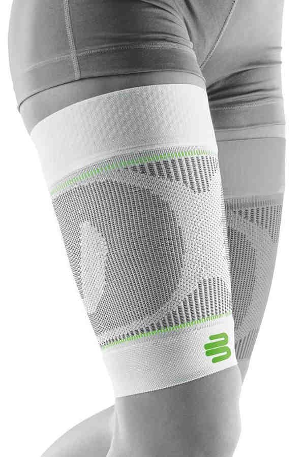 Sports Compression Sleeves Upper Leg in schwarz