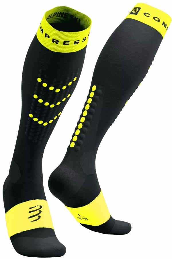 Alpine Ski Merino Full Socks schwarz