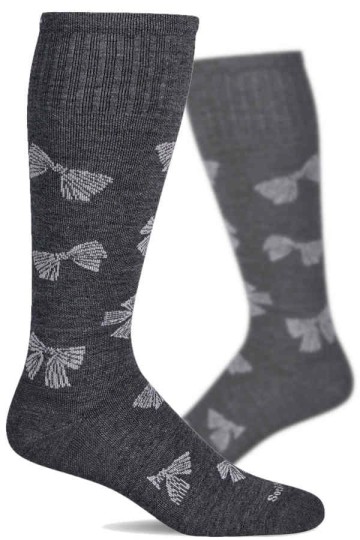 Bows Women Merino by SockWell in Denim