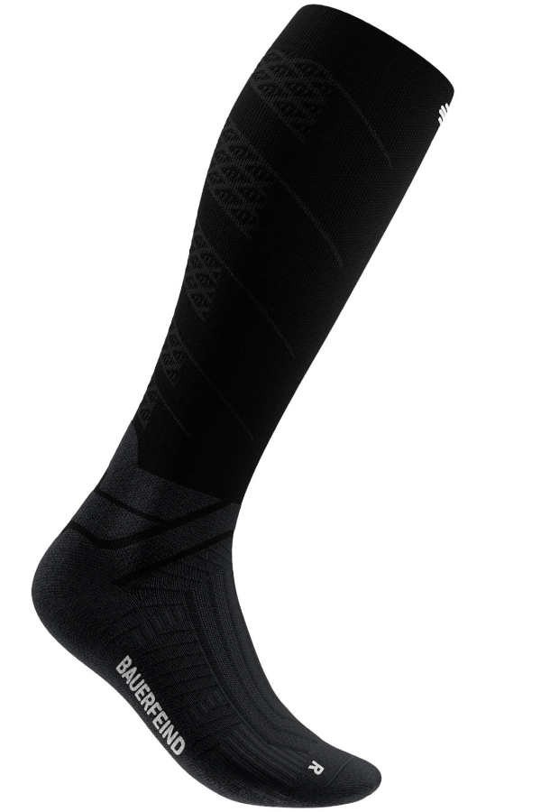 Run Performance Compression Socks Men, black, Seitenansicht