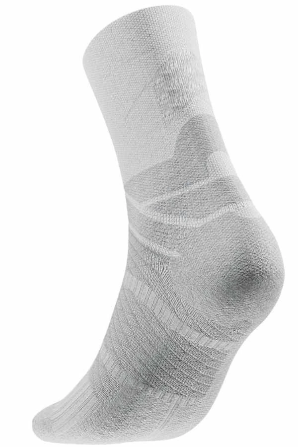 Run Performance Low Cut Socks Men mit Arch-Support und Fersenpolster, weiss