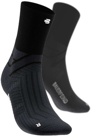 Run Performance Mid Cut Socks Women schwarz