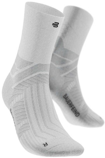 Run Performance Mid Cut Socks Women weiss
