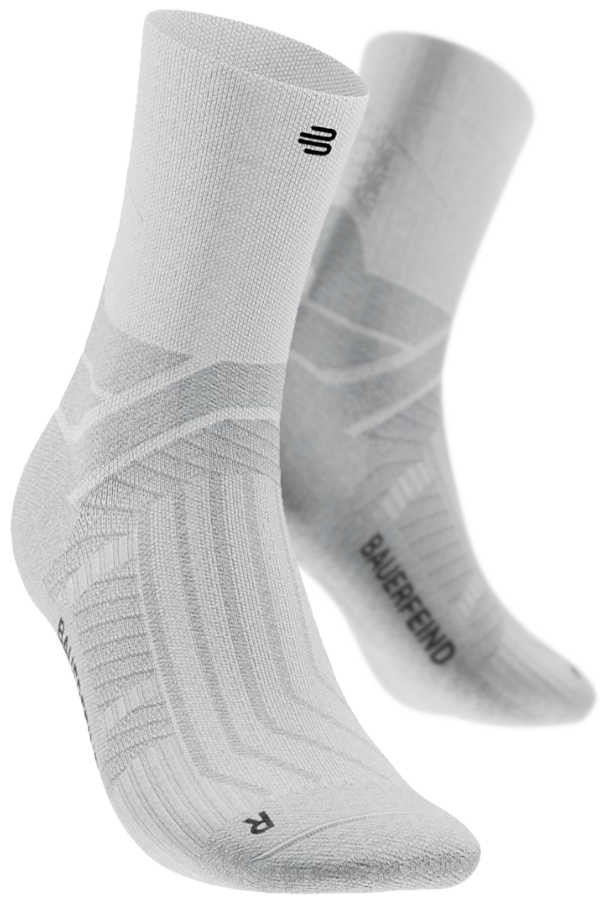 Run Performance Mid Cut Socks Women weiss