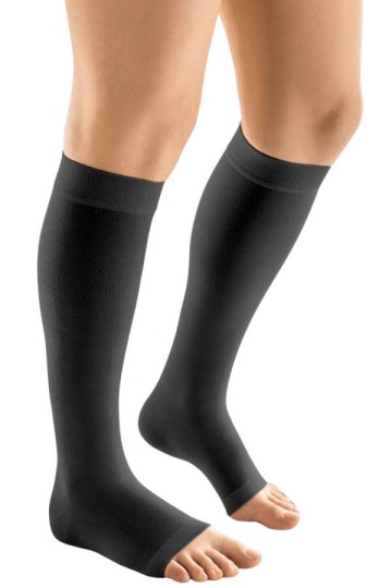 *VENOSAN® 4002 AD, Large kurz schwarz mit offenem Fuss - Einzelstück*