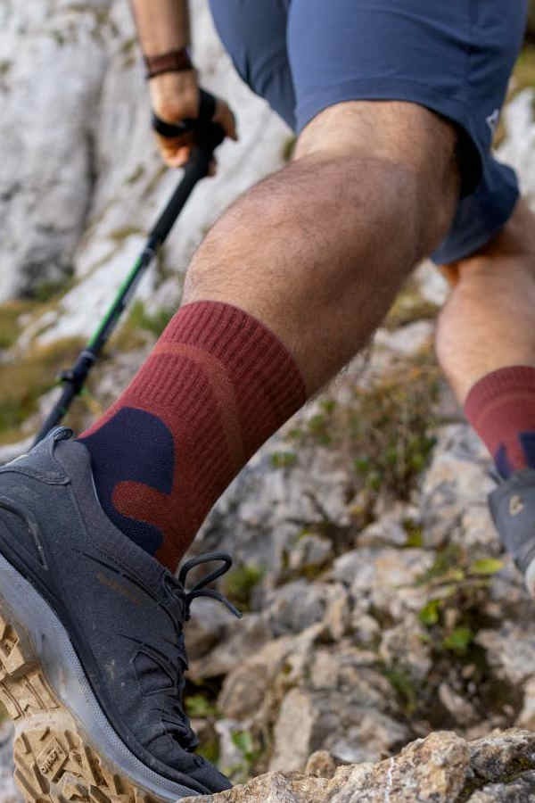Outdoor Merino Mid Cut Socks Men, Anwendung