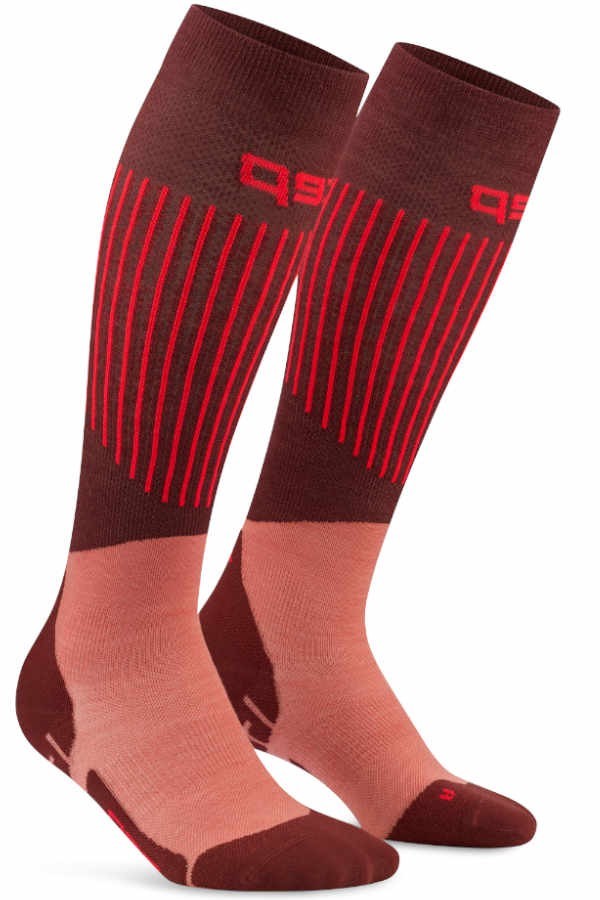 CEP Ski Ultralight Compression Socks in blau