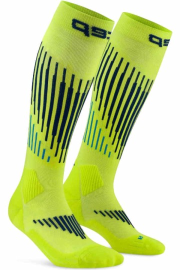 CEP Ski Touring Merino Socks in gelb