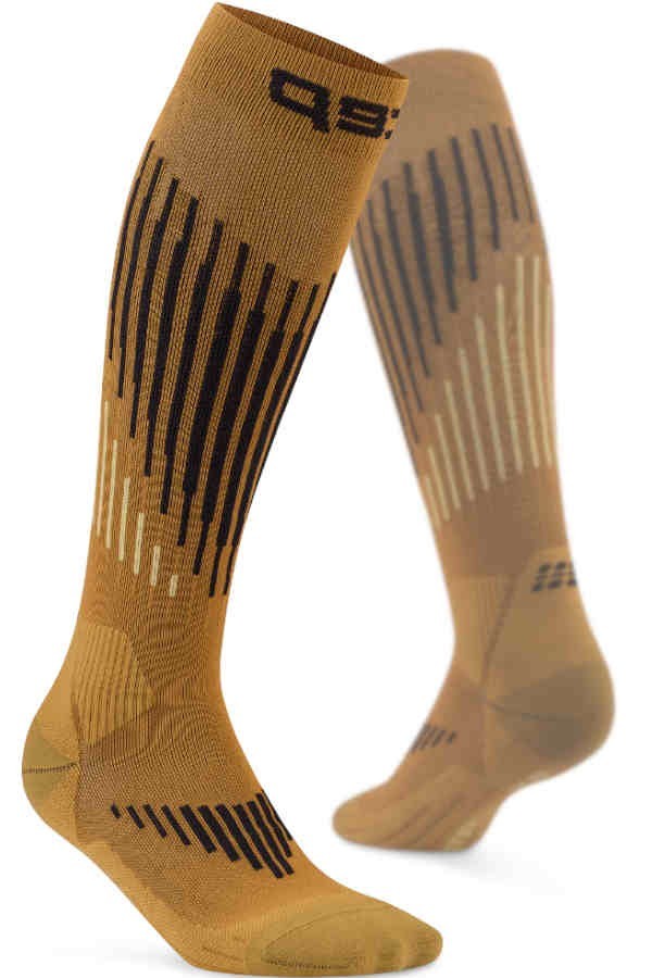 CEP Ski Touring Merino Socks in gold