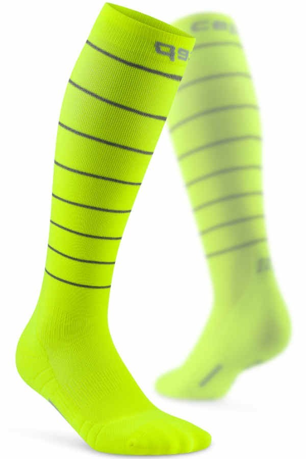 CEP Pro Run Reflective Socks 2.0 gelb