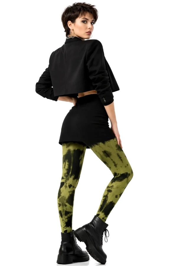 Juzo Kompressionsstrümpfe mit Batik schwarz-grün