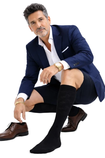 Feinster Varisan Fashion for men Kompressionsstrumpf für Herren