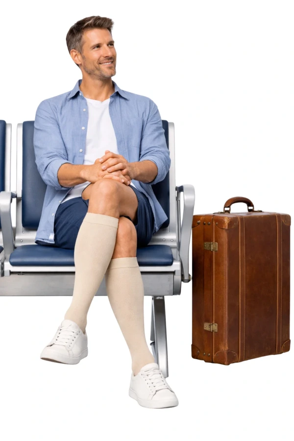 Compressana Twist Vanille Stützsocken für Herren