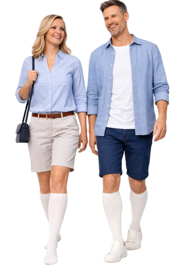 Compressana Twist Stützstrümpfe für Damen und Herren zum Reisen in anthrazit