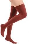 Sigvaris® Style Color AG KKL1 Schenkelstrumpf, Wild Ruby geschlossen