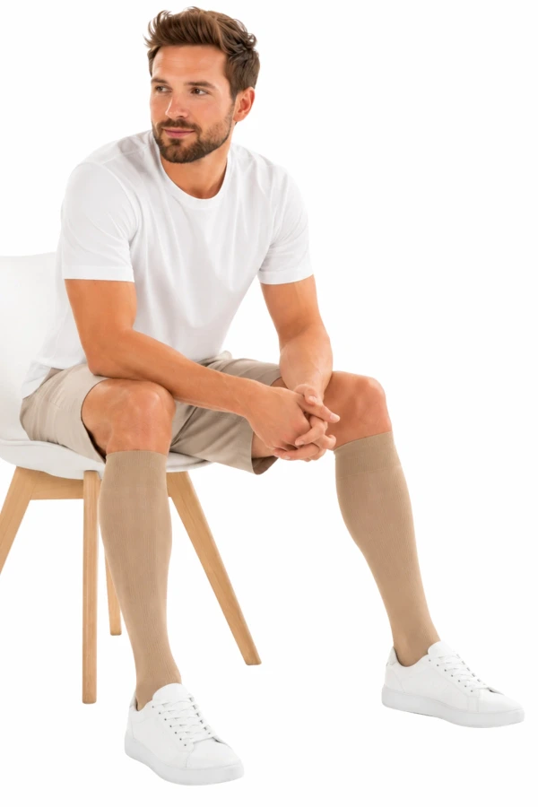 Cotton Support Socks® für Herren in klassichem beige