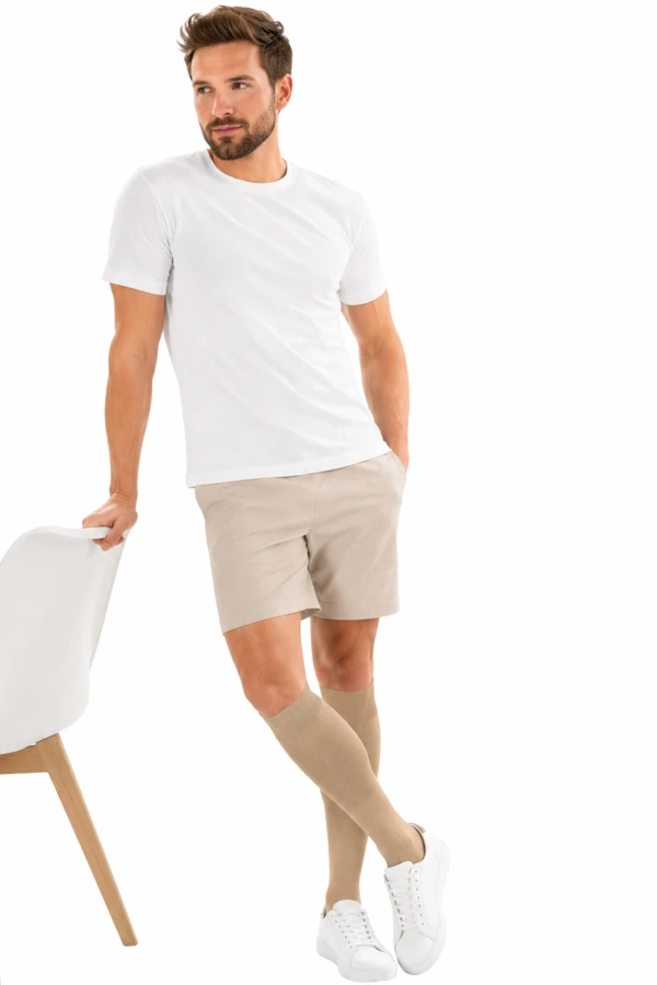 VENOSAN® COTTON SUPPORT Stützstrumpf, unauffälliger Hautton für Männer