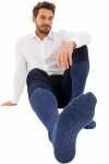 VENOSAN® COTTON SUPPORT Stützstrumpf, sportliches Jeans-Blau für Männer