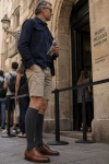 Sigvaris® Traveno Reise-Stützsocken in anthrazit, Reise in Barcelona
