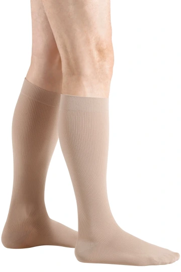 Juzo® Adventure Cotton Men KKL2, Kompressionsstrumpf für Herren in Hautfarbe