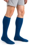 Juzo® Adventure Cotton Men KKL2, blauer Kompressionssocken für Männer