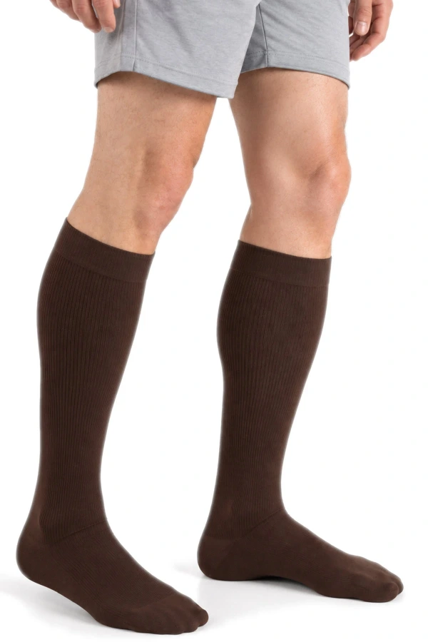 Juzo® Adventure Cotton Men KKL2, Kompressionsklasse 2 für Männer, braun