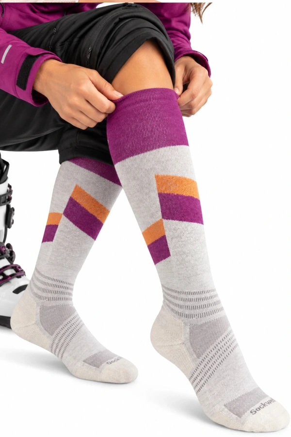 Steep Medium Skisocken Nature Women by Sockwell