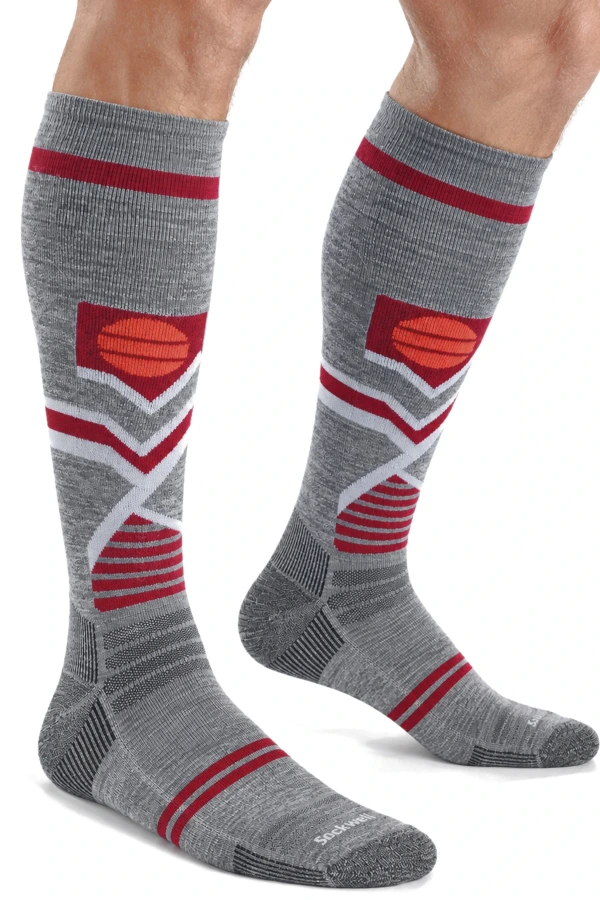 Snow Peak Men by SockWell - Kompressions Skisocken mit Merino und Alpaka