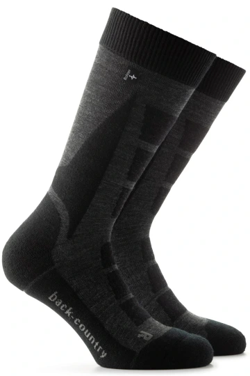 Rohner Back-Country Wandersocken l/r anthrazit