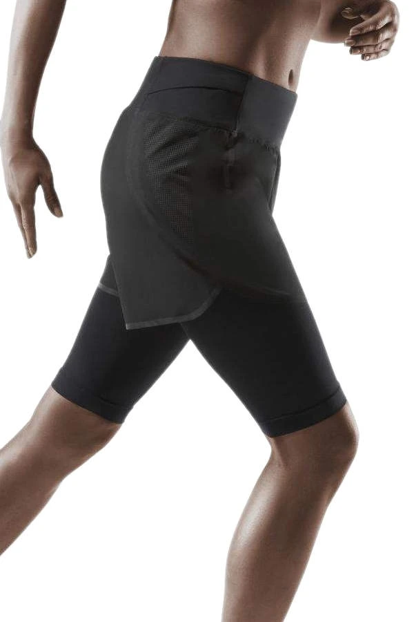 CEP Core Run 2-in-1 Shorts Damen M schwarz | Einzelstück