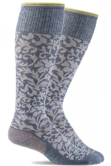 Damask Women by SockWell in Denim